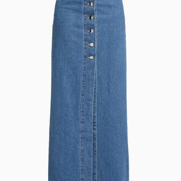 Ronny Kobo Makena Skirt in Indigo Wash denim - Picture 9 of 9